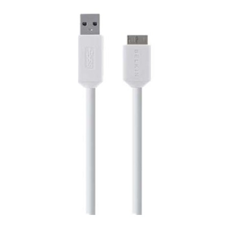 Belkin F3U166B03 3FT Cable USB A USB Micro B-Pro & USB 3.0 Cable