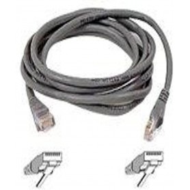 Belkin A3L791-10-H-S Cat5e STP Snagless Patch Cable Gray 10ft
