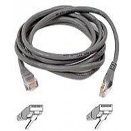 Belkin A3L791-10-H-S Cat5e STP Snagless Patch Cable Gray 10ft