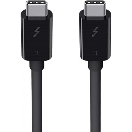 Belkin F2CD084BT0.8MBK Thunderbolt 3 USB-C to USB-C Cable, Thunderbolt Certified, 40 Gbps