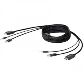 Belkin F1D9019B10T Secure KVM Combo Cable- keyboard / mouse /audio cable -TAA Compliant -10 ft