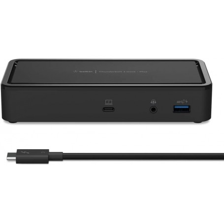 Belkin F4U109TT Thunderbolt 3 Dock Plus Thunderbolt 3 Cable - USB-C Hub - 8-In-1 Docking Station