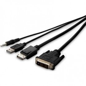 Belkin F1DN2CC-DHPP10T Secure KVM Combo Cable - video / USB / audio cable - TAA Compliant - 10 ft