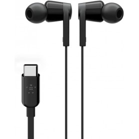 Belkin G3H0002BTBLK RockStar In-Ear Headphones with USB Type-C Connector (Black)