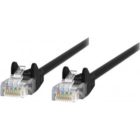 Belkin A3L980BT05MBLKS 5M CAT6 Cable UTP RJ45 M/M Black Patch Snagless