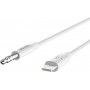 Belkin AV10172BT03-WHT 3.5 mm Audio Cable with Lightning Connectore, 3 ft - White