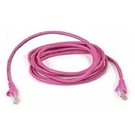 Belkin A3L980-01-PNK-S 1-pack 1FT Cable CAT6 Patch-RJ45M/M Snagless Pink