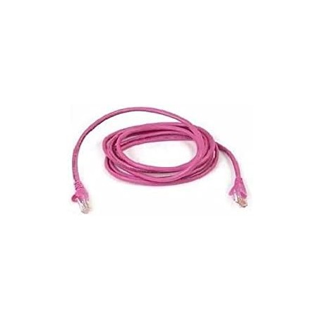 Belkin A3L980-01-PNK-S 1-pack 1FT Cable CAT6 Patch-RJ45M/M Snagless Pink