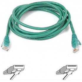 Belkin A3L980-06INGRNS 6 inch CAT6 UTP Patch Cable RJ45 M/M Green