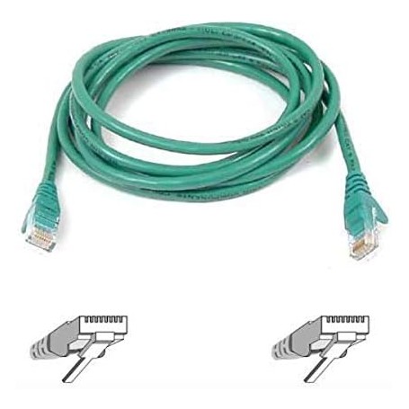 Belkin A3L980-06INGRNS 6 inch CAT6 UTP Patch Cable RJ45 M/M Green