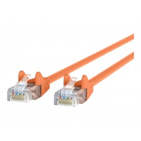 Belkin A3L980-06INORGS 6 inch CAT6 UTP Patch Cable RJ45 M/M Orange