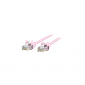 Belkin A3L980-06INPNKS 6 inch CAT6 UTP Patch Cable RJ45 M/M Pink