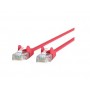 Belkin A3L980-06INREDS 6 inch CAT6 UTP Patch Cable RJ45 M/M Red