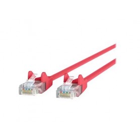 Belkin A3L980-06INREDS 6 inch CAT6 UTP Patch Cable RJ45 M/M Red