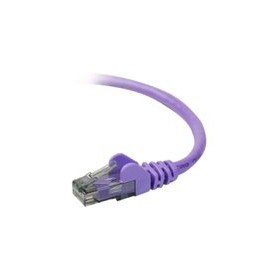 Belkin A3L980-15-PUR-S 15FT CAT6 UTP Patch Cable RJ45 M/M Purple