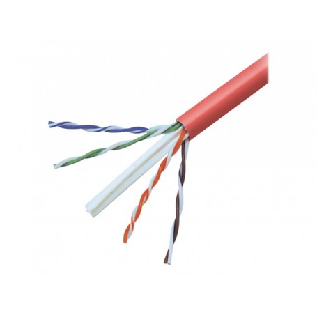 Belkin A7L704-500RED-P 500FT CAT6 Solid Bulk Cable 4PR 23AWG Red