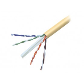 Belkin A7L704-500YLW-P 500FT CAT6 Solid Bulk Cable 23AWG Yellow