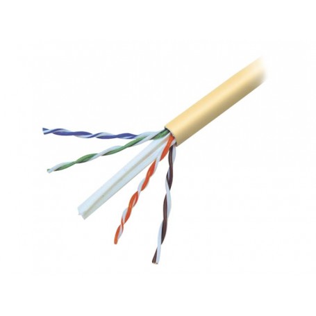 Belkin A7L704-500YLW-P 500FT CAT6 Solid Bulk Cable 23AWG Yellow