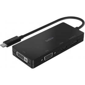 Belkin AVC003BK-BL USB Type-C to DisplayPort, HDMI, VGA, and DVI Adapter