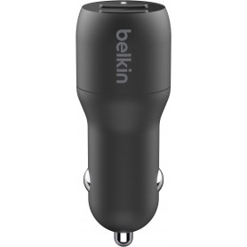 Belkin CCB001BTBK BOOSTCHARGE Dual USB-A Car Charger 24W