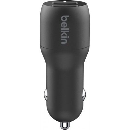 Belkin CCB001BTBK BOOSTCHARGE Dual USB-A Car Charger 24W