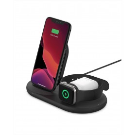 Belkin WIZ001TTBK BOOST CHARGE 3-1 Wireless Charger for iPhone + Apple Watch + AirPods - Black