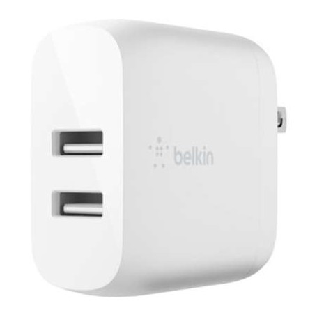 Belkin WCB002DQWH BOOST CHARGE Dual USB-A Wall Charger 24W