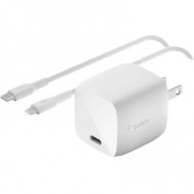 Belkin WCH001DQ1MWH-B6 BOOST CHARGE 30W USB-C GaN Wall Charger + USB-C Cable