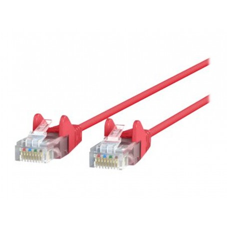 Belkin CE001B02-RED-S 2FT CAT6 UTP Patch Cable Snagless Red
