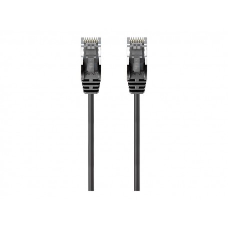 Belkin CE001B01-BLK-S 1FT CAT6 UTP Patch Cable Snagless Black