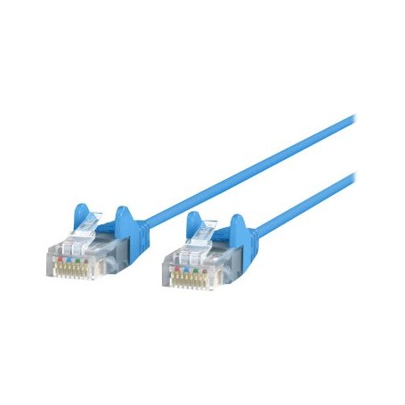 Belkin CE001B01-BLU-S 1FT CAT6 UTP Patch Cable Snagless Blue