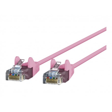 Belkin CE001B02-PNK-S 2FT CAT6 UTP Patch Cable Snagless Pink