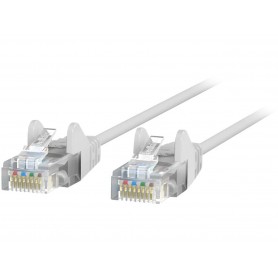 Belkin CE001B05-WHT-S 5FT CAT6 UTP Patch Cable Snagless White