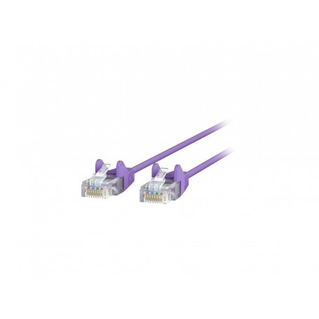 Belkin CE001B05-PUR-S 5FT CAT6 UTP Patch Cable Snagless Pur