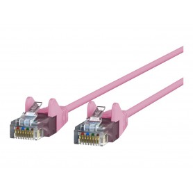 Belkin CE001B06-PNK-S 6FT CAT6 UTP Patch Cable Snagless Pink