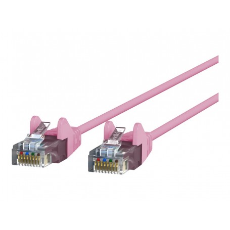 Belkin CE001B06-PNK-S 6FT CAT6 UTP Patch Cable Snagless Pink