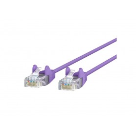 Belkin CE001B01-PUR-S 1FT CAT6 UTP Patch Cable Snagless Purple