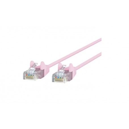 Belkin CE001B03-PNK-S 3FT CAT6 UTP Patch Cable Snagless Pink