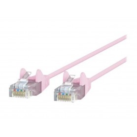 Belkin CE001B07-PNK-S 7FT CAT6 UTP Patch Cable Snagless Pink