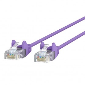 Belkin CE001B14-PUR-S 14FT CAT6 UTP Patch Cable Snagless Purple