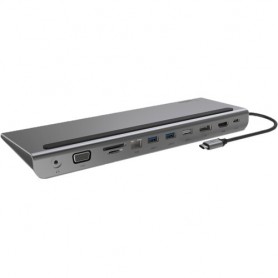Belkin INC004BTSGY CONNECT USB Type-C 11-In-1 Multiport Dock (Silver)
