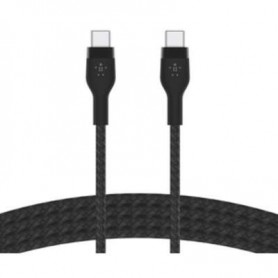 Belkin CAB011BT2MBK USB-C to USB-C 2.0 Braid Silver 2M Black 03-Retail Box