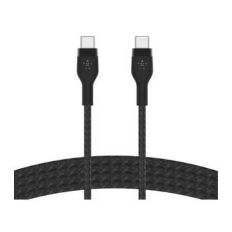 Belkin CAB011BT2MBK USB-C to USB-C 2.0 Braid Silver 2M Black 03-Retail Box