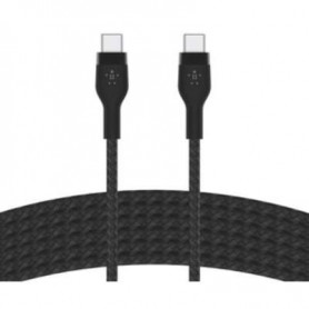 Belkin CAB011BT3MBK USB-C to USB-C 2.0 Braid Silver 3M Black 03-Retail Box