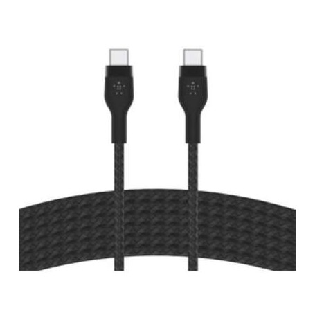 Belkin CAB011BT3MBK USB-C to USB-C 2.0 Braid Silver 3M Black 03-Retail Box