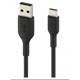 Belkin PK2001BT1MC12PK Black PVC USB-C to USB-A Cable, 2-Pack