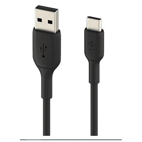 Belkin PK2001BT1MC12PK Black PVC USB-C to USB-A Cable, 2-Pack
