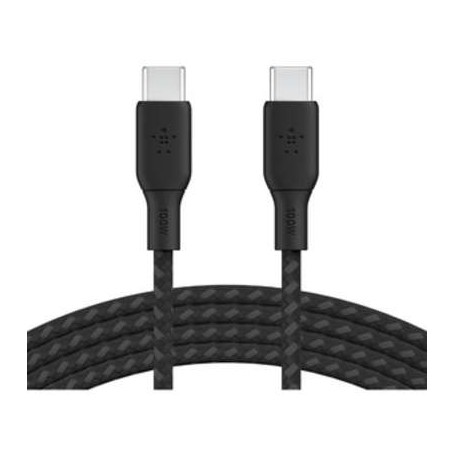 Belkin CAB014BT2MBK 100W Braided USB-C Braided Cable Black 2M