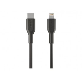 Belkin PK1003BT1MC12PK Playa USB-C to Lightning Cable, Black, 3ft, 2-Pack