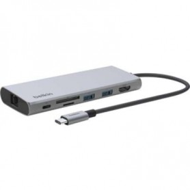 Belkin INC009BTSGY USB-C Hub USB-C 7-In-1 Multimedia Hub Gen 2